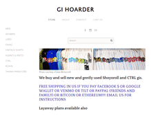 Tablet Screenshot of gihoarder.com